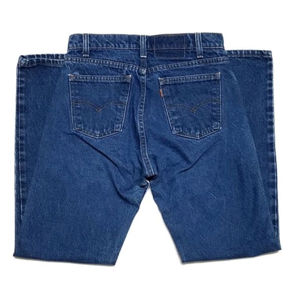 VINTAGE 70s Levi's 505 Orange Tab Wedgie Mom Jeans - Picture 8 of 13